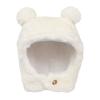 Baby Kids Warm Winter Hats Cute Thick Earflap Hood Hat Scarves Skull Caps Hooded Cowl Neck Warmer Beanie with Ears (Beige) view 2