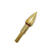 12PCS Arrow Points Tips 75 90 100 125 150 200 250 300 350 Grain Broadheads Arrow Head Insert Hunting Archery Accessories Bows (75GR Gold) view 3