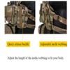 EMERSONGEAR Tactical MK3 Chest Rig Vest Adjustable Airsoft Molle Modular Micro Fight Plate Carrier Vest for Hunting Hikng view 4