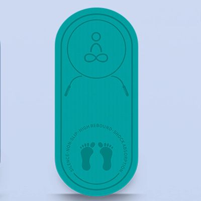 LYWY Yoga Mat,8Mm Gymnastics Mat 72.83X24.8In/55.12X24.41In Pattern Skipping Mat,Green,72.83x24.8in