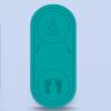 LYWY Yoga Mat,8Mm Gymnastics Mat 72.83X24.8In/55.12X24.41In Pattern Skipping Mat,Green,72.83x24.8in view 1
