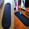 LYWY Yoga Mat,8Mm Gymnastics Mat 72.83X24.8In/55.12X24.41In Pattern Skipping Mat,Black,72.83x24.8in view 3