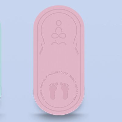 LYWY Yoga Mat,8Mm Gymnastics Mat 72.83X24.8In/55.12X24.41In Pattern Skipping Mat,Pink,72.83x24.8in
