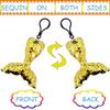 CAMIRUS 28PCS Flip Sequin Keychain, Glitter Animal & Mermaid Tail Sequin Keychains for Kids Adults Party Favors Decorative Accessories view 3