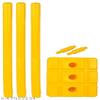 Klapp Heavy Plastic Cricket Wicket Set Unbreakable Stumps (Yellow) view 1