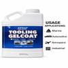 Fiberglass Supply Depot Orange Tooling Gelcoat Gallon with 60cc Hardener (MEKP) view 3
