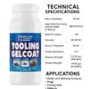 Fiberglass Supply Depot Orange Tooling Gelcoat Quart with 15cc Hardener (MEKP) view 4