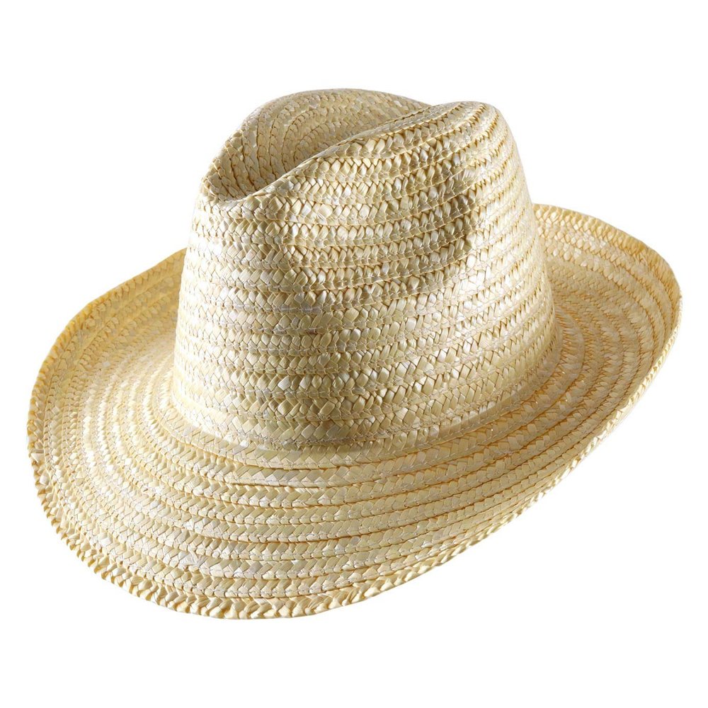 Classic Italy Nude Fedora Straw Fedora Hat Wide Brim Size 51 Cm White