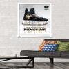 Trends International NHL Pittsburgh Penguins - Drip Skate 21 Wall Poster, 22.375" x 34", White Framed Version view 2