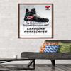Trends International NHL Carolina Hurricanes - Drip Skate 21 Wall Poster, 22.375" x 34", Mahogany Framed Version view 2