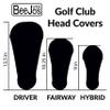 Southwest Black Weave Driver 460cc Club Headcover Handmade by BeeJos view 2