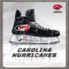 Trends International NHL Carolina Hurricanes - Drip Skate 21 Wall Poster, 22.375" x 34", Barnwood Framed Version view 1