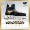 Trends International NHL Pittsburgh Penguins - Drip Skate 21 Wall Poster, 22.375" x 34", Gold Framed Version view 1