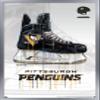Trends International NHL Pittsburgh Penguins - Drip Skate 21 Wall Poster, 22.375" x 34", Silver Framed Version view 1