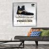 Trends International NHL Pittsburgh Penguins - Drip Skate 21 Wall Poster, 22.375" x 34", Silver Framed Version view 2
