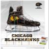 Trends International NHL Chicago Blackhawks - Drip Skate 21 Wall Poster, 22.37" x 34.00", Premium Poster & Push Pin Bundle view 1