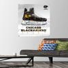 Trends International NHL Chicago Blackhawks - Drip Skate 21 Wall Poster, 22.37" x 34.00", Premium Poster & Push Pin Bundle view 2