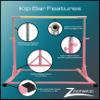 Z Athletic Kip Bar and Folding Gymnastics Mat, 4 Ft x 6 Ft x 2 in view 3