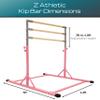 Z Athletic Kip Bar and Folding Gymnastics Mat, 4 Ft x 6 Ft x 2 in view 4