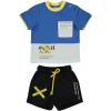 Baby Boy 2-Piece Clothing Set, 100% Cotton Tee and Shorts Set for Baby Boy and Toddler, Toddler Outfits and Gifts (Blue, 6-9 Months) view 1