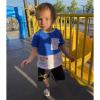 Baby Boy 2-Piece Clothing Set, 100% Cotton Tee and Shorts Set for Baby Boy and Toddler, Toddler Outfits and Gifts (Blue, 6-9 Months) view 4
