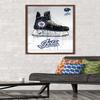 Trends International NHL Winnipeg Jets - Drip Skate 21 Wall Poster, 22.375" x 34", Mahogany Framed Version view 2