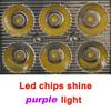 AUXMOTEC Purple Pink Led Neon Decoration Work Lights Bar 18W 4" Spot Light Bar Pod for Off-road Pick-up Van Boat Tractor Deck Trailer Navigation Waterproof Signal lights 12V 24V view 3