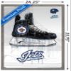 Trends International NHL Winnipeg Jets - Drip Skate 21 Wall Poster, 22.375" x 34", Barnwood Framed Version view 3