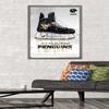Trends International NHL Pittsburgh Penguins - Drip Skate 21 Wall Poster, 22.375" x 34", Barnwood Framed Version view 2
