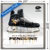 Trends International NHL Pittsburgh Penguins - Drip Skate 21 Wall Poster, 22.375" x 34", Barnwood Framed Version view 3