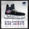 Trends International NHL Columbus Blue Jackets - Drip Skate 21 Wall Poster, 22.375" x 34", Black Framed Version view 1