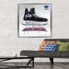 Trends International NHL Colorado Avalanche - Drip Skate 21 Wall Poster, 22.375" x 34", Silver Framed Version view 2