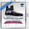 Trends International NHL Colorado Avalanche - Drip Skate 21 Wall Poster, 22.375" x 34", Silver Framed Version view 3