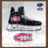 Trends International NHL Montreal Canadiens - Drip Skate 21 Wall Poster, 22.375" x 34", Mahogany Framed Version view 1