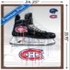 Trends International NHL Montreal Canadiens - Drip Skate 21 Wall Poster, 22.375" x 34", Mahogany Framed Version view 3