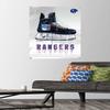 NHL New York Rangers - Drip Skate 21 Wall Poster with Pushpins view 2