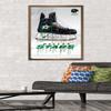 Trends International NHL Dallas Stars - Drip Skate 21 Wall Poster, 22.375" x 34", Bronze Framed Version view 2