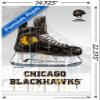 Trends International NHL Chicago Blackhawks - Drip Skate 21 Wall Poster, 14.72" x 22.37", Premium Poster & Push Pin Bundle view 3