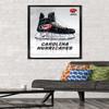 Trends International NHL Carolina Hurricanes - Drip Skate 21 Wall Poster, 22.375" x 34", Black Framed Version view 2