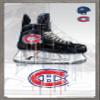 Trends International NHL Montreal Canadiens - Drip Skate 21 Wall Poster, 22.375" x 34", Barnwood Framed Version view 1