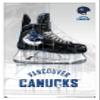 Trends International NHL Vancouver Canucks - Drip Skate 21 Wall Poster, 22.375" x 34", White Framed Version view 1