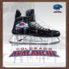 Trends International NHL Colorado Avalanche - Drip Skate 21 Wall Poster, 22.375" x 34", Mahogany Framed Version view 1