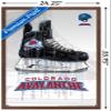 Trends International NHL Colorado Avalanche - Drip Skate 21 Wall Poster, 22.375" x 34", Mahogany Framed Version view 3