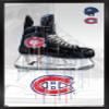 Trends International NHL Montreal Canadiens - Drip Skate 21 Wall Poster, 22.375" x 34", Black Framed Version view 1