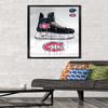 Trends International NHL Montreal Canadiens - Drip Skate 21 Wall Poster, 22.375" x 34", Black Framed Version view 2