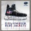 Trends International NHL Columbus Blue Jackets - Drip Skate 21 Wall Poster, 22.375" x 34", Barnwood Framed Version view 1