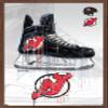 Trends International NHL New Jersey Devils - Drip Skate 21 Wall Poster, 22.375" x 34", Mahogany Framed Version view 1