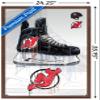 Trends International NHL New Jersey Devils - Drip Skate 21 Wall Poster, 22.375" x 34", Mahogany Framed Version view 3