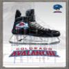 Trends International NHL Colorado Avalanche - Drip Skate 21 Wall Poster, 22.375" x 34", Barnwood Framed Version view 1