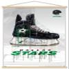 Trends International NHL Dallas Stars - Drip Skate 21 Wall Poster, 22.375" x 34", Print and Beechwood Hanger Bundle view 1
